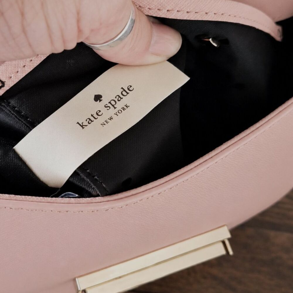Kate Spade New York Make It Mine Byrdie Crossbody Bag Dusty Pink Pristine Clean - Picture 7 of 8